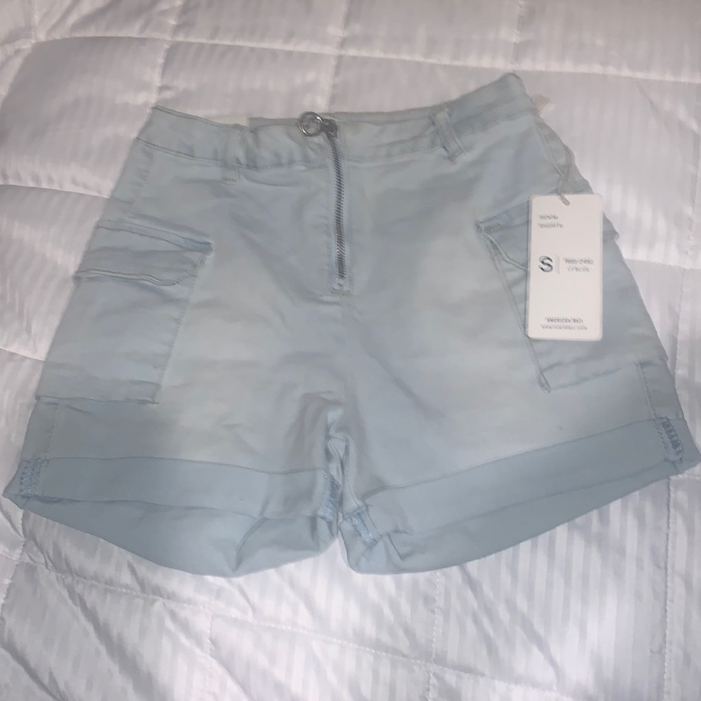 Women Light Blue Jean Shorts